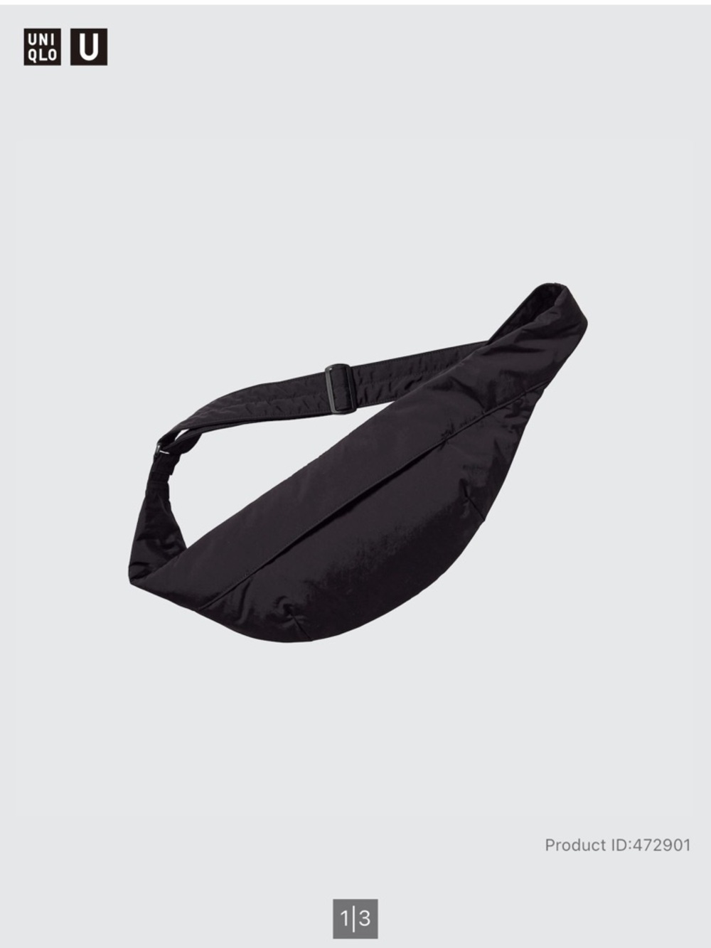 UNIQLO Black Crossbody Bag